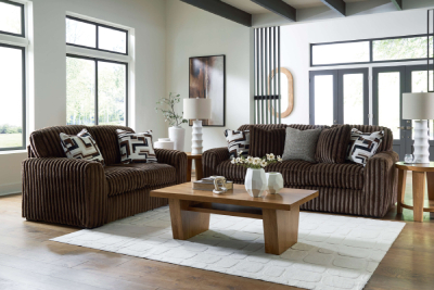 Midnight Madness Chocolate Sofa/Love